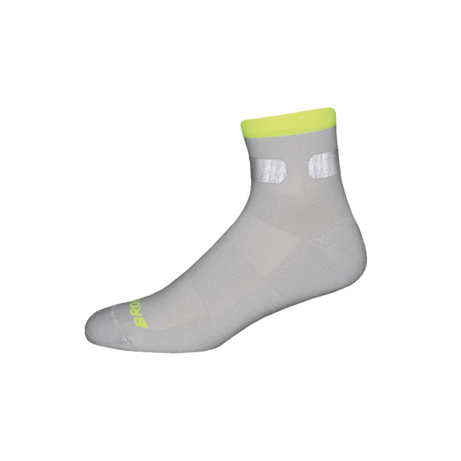 Brooks Carbonite Sock Icy Grey-Carbon